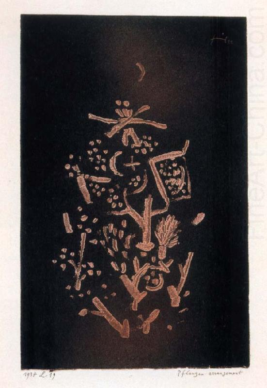 Paul Klee Arrangement of plants china oil painting image